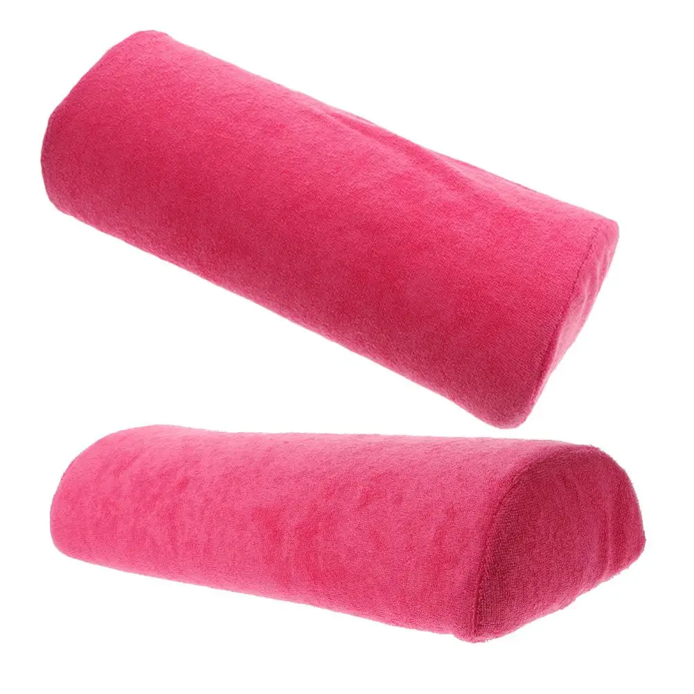 

2 Pcs Nail Art Hand Pillow Support Manicure Arm Rest Cushion Mat Holder for Rosy