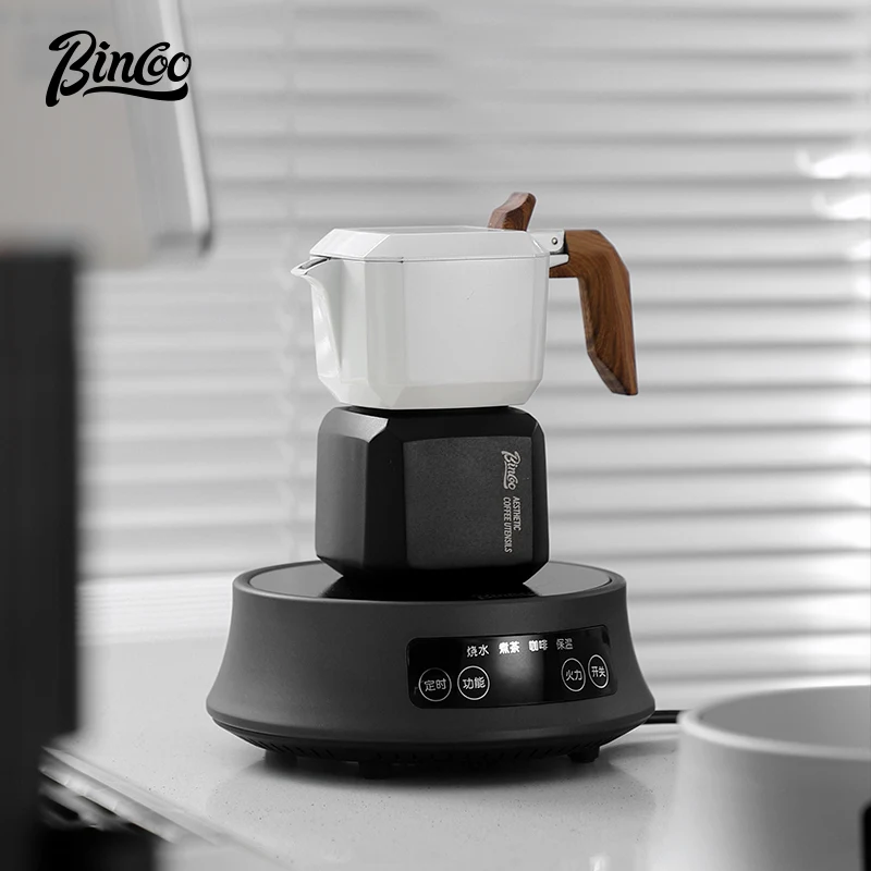 

Bincoo electric ceramic stove coffee pot heating base universal adjustable temperature tea stove matching coffee utensils 220V