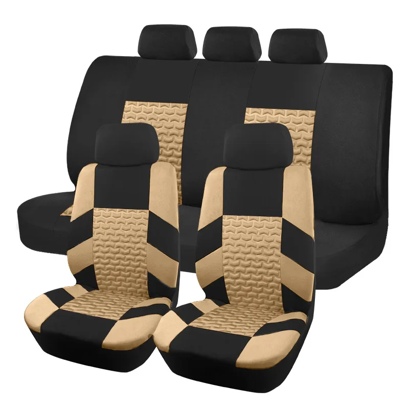 غطاء مقعد السيارة الأمامي + الخلفي لسيارة تويوتا لاند كروزر 80 100 برادو 120 150 200 لاند كروزر برادو يارس من 2025 2024 2023 2022 2021 #6