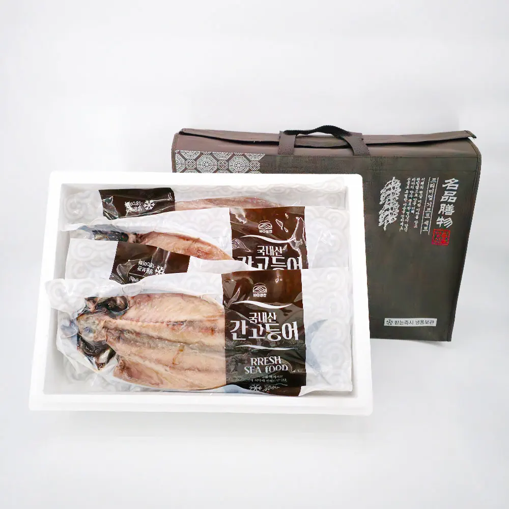 Domestic King's extra-large mackerfish gift set 400g x 5 Pack (bag)