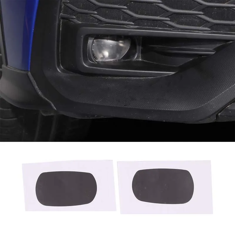 

For Subaru WRX 2021-2023 Front Fog Light Sticker PVC Smoke Black Color Front Fog Lamp Protector Film Car Accessories