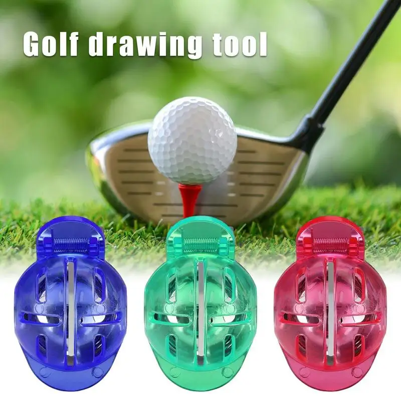 

Golf Ball R Marker Template Drawing Alignment Marks Sign Tool Marker Pen Golf Putting Positioning Outdoor Golf Sport