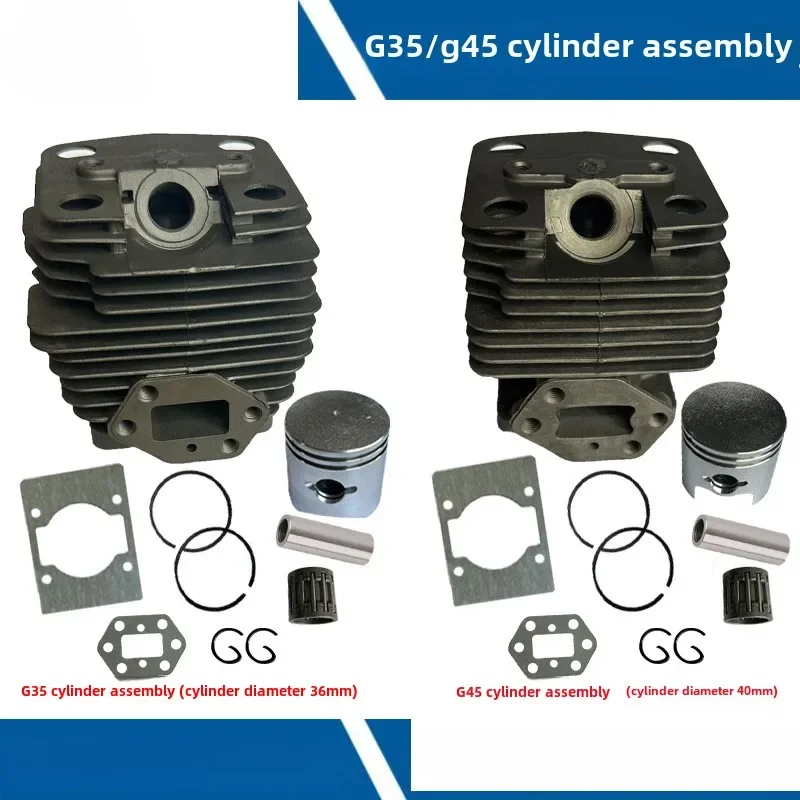 36mm 40mm Cylinder Piston Kit Fit for ZENOAH G45 G45L BC4310 HUS. 443R 143 143RI G35 3410 Garden Tools Trimmer Brush Cutter Part