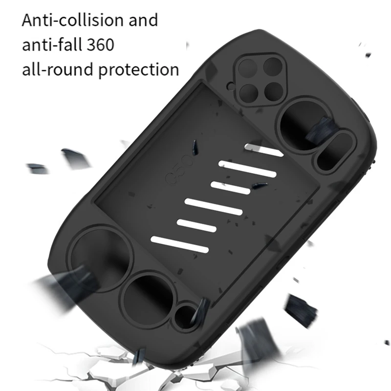 Y43A-Gamepad Housing With Lanyard Protector Cover For RG Cubexx Scratchproof Game Console Protective Case Creamy