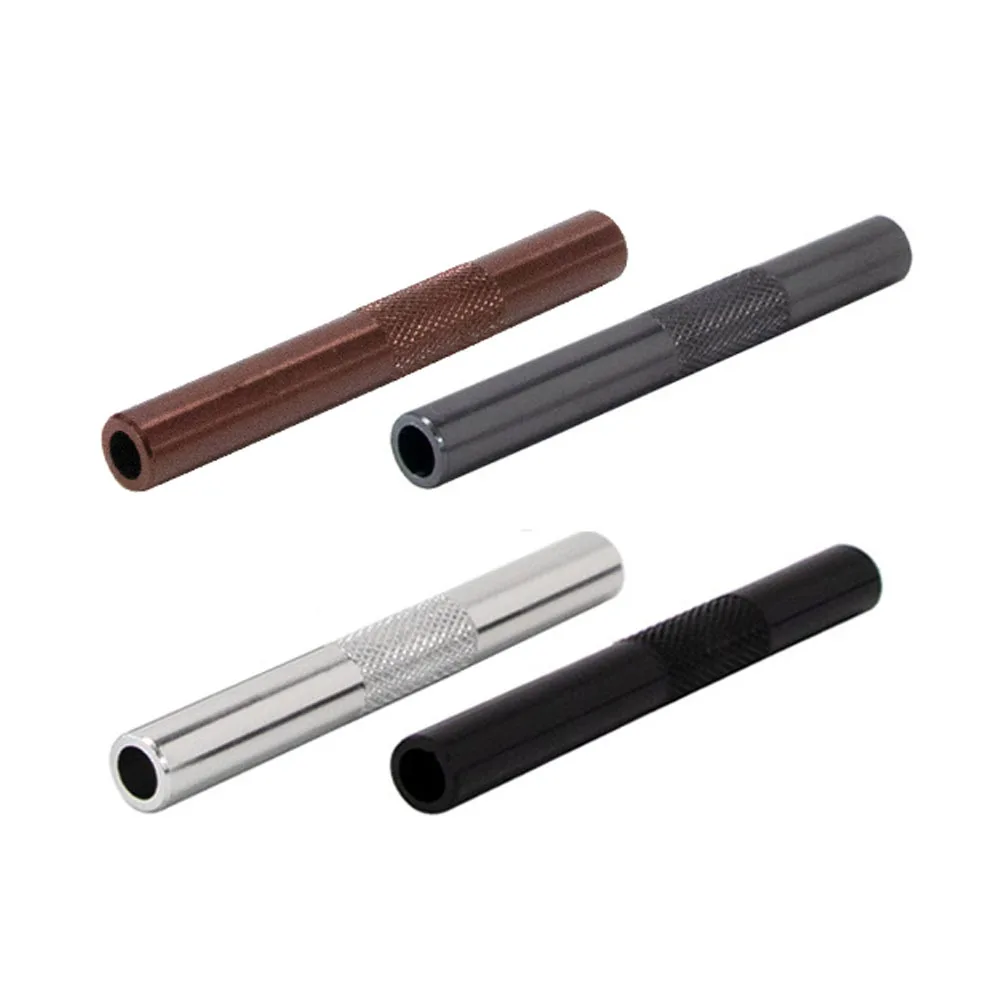1pcs 5pcs High Quality Aluminium Alloy Tube Metal Straw Cool Gadget for Men Portable Multi-purpose