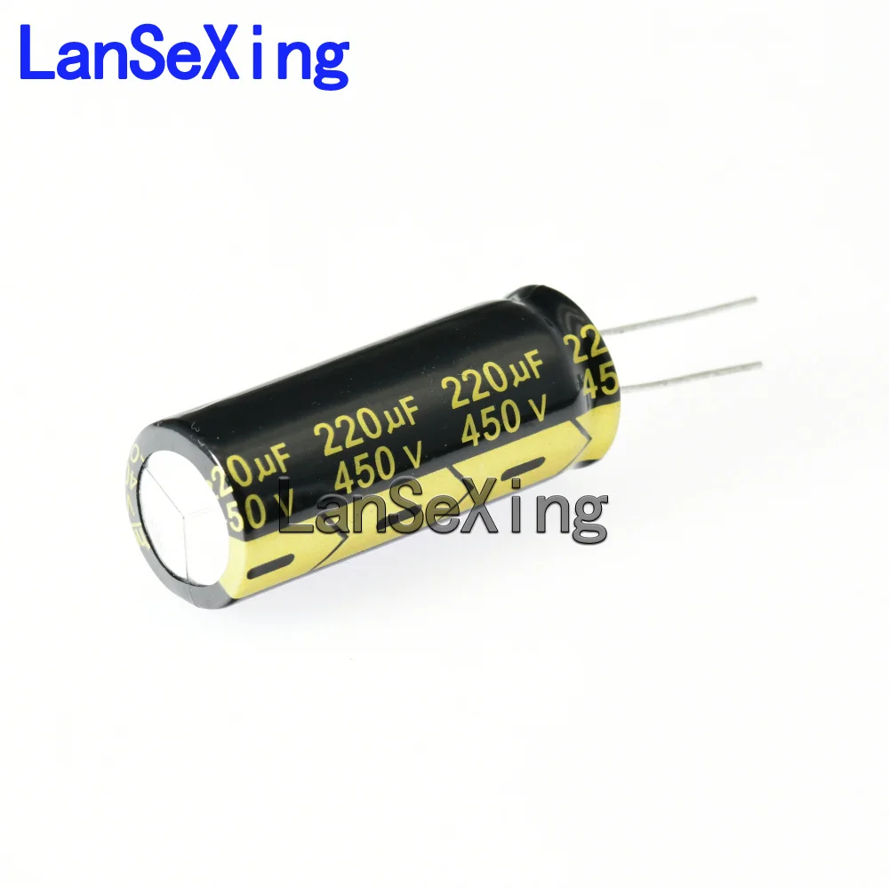 450V220UF high-frequency low resistance lead long leg electrolytic capacitor 220uf 450V can replace 400V 18X45