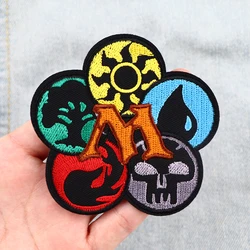 Party Card Game Iron On Patch Clothes Patch For Clothing Cool Embroidered Patch Garment Apparel Accessories Sewing Stickers