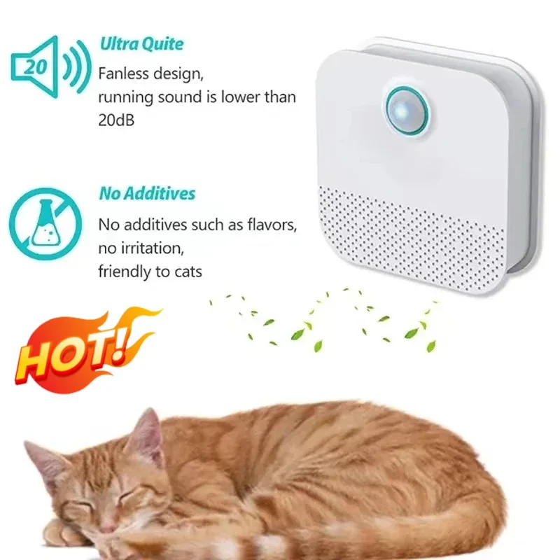 Smart Cat and Dog Deodorizer for dogs and cats litter box Deodorant Pet toilet air purifier Dog litter deodorant