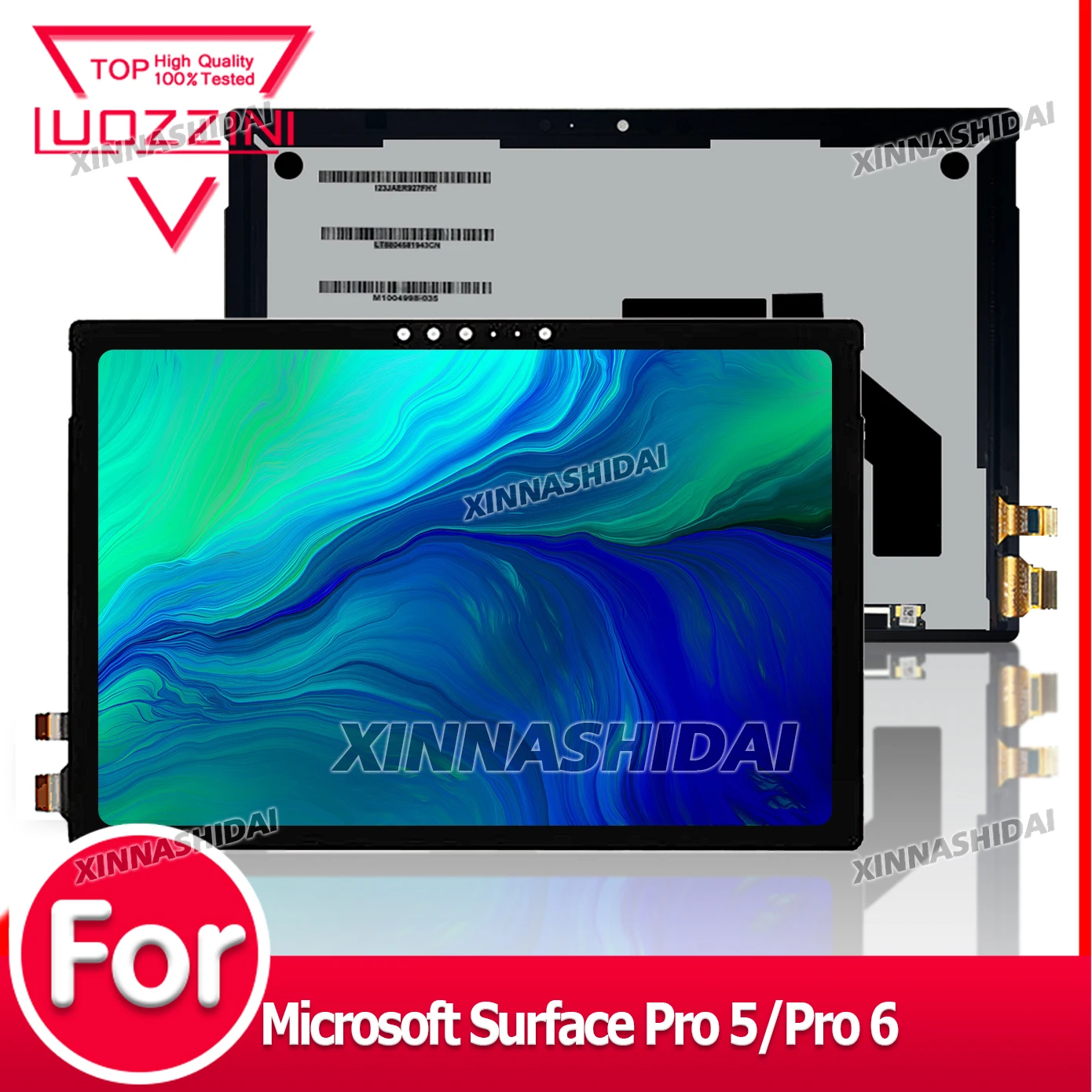 

A +++ для Microsoft Surface Pro 5 1796 Pro 6 1807, ЖК-дисплей, дигитайзер сенсорного экрана для Pro 5/Pro 6, замена ЖК-дисплея