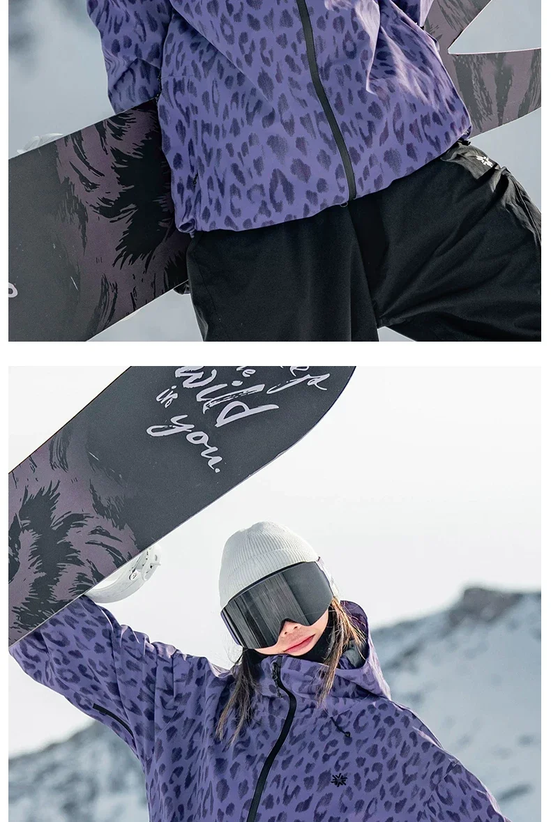 2026 John Snow Skianzug für Damen und Herren, Wasserdicht, Winddicht, Warm, Vollständig Gummiversiegelt, Neuer Ski-Oberteil – Detail 14