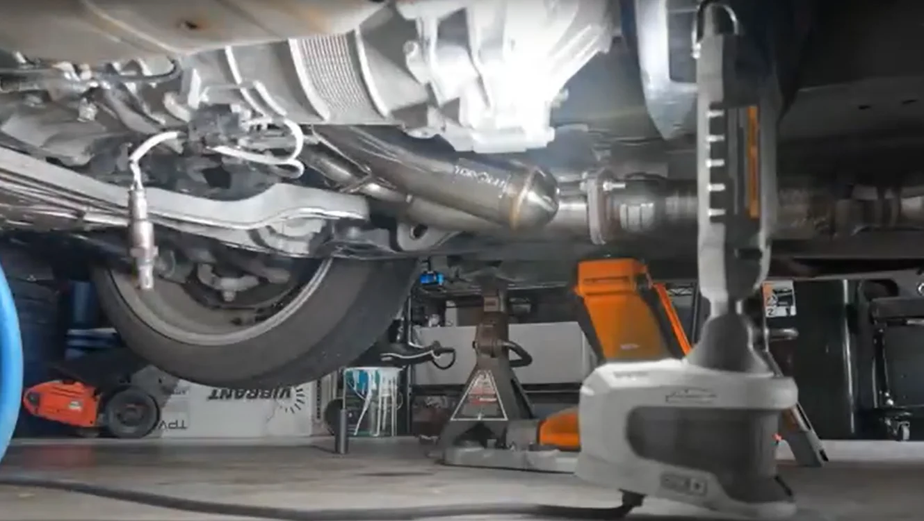 닛산 G37 370Z 09-17 배기 헤더 다운파이프 아트 테스트 파이프 (레조네이터 포함)