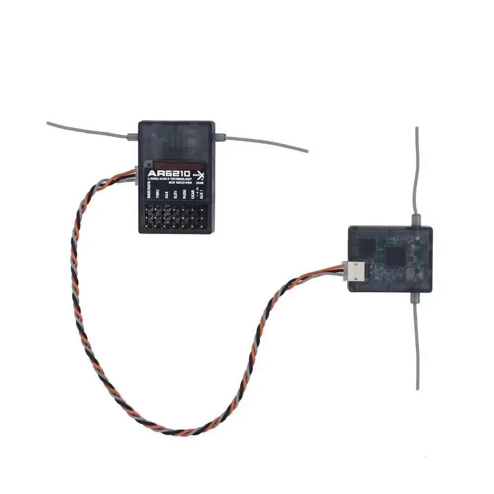 DSMX 6CH AR6210 RC-ontvanger RX met satelliet |   DSM2 Compatibel voor SPEKTRUM DX6i/DX7/DX8/DX9 & JR DSX6/DSX7/DSX8 Zenders