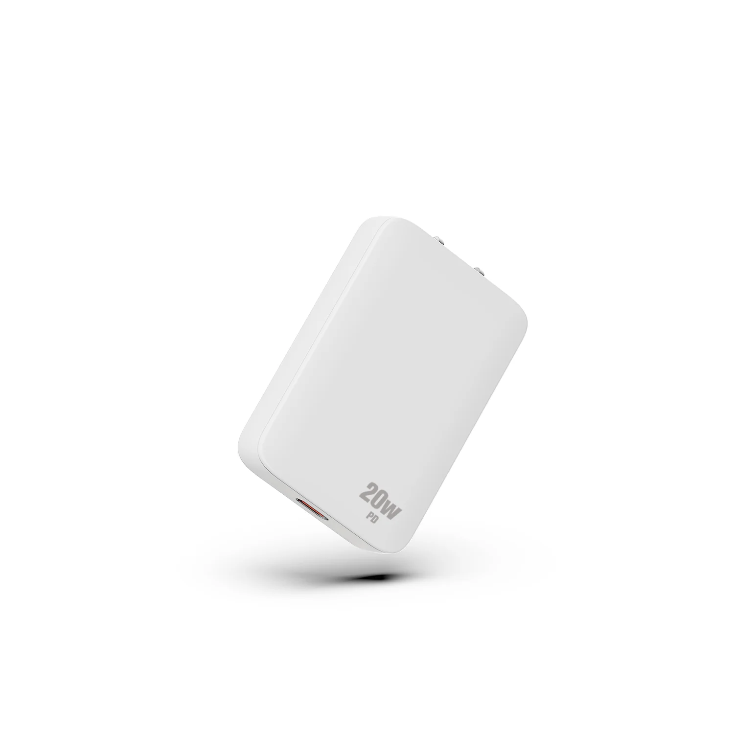 20W Ultra-Thin USB-C PD Fast Portable Charger  Wall Charger PD QC for iPhone 17 16 15 14 Pro Max Samsung S25 S24 S23 S22