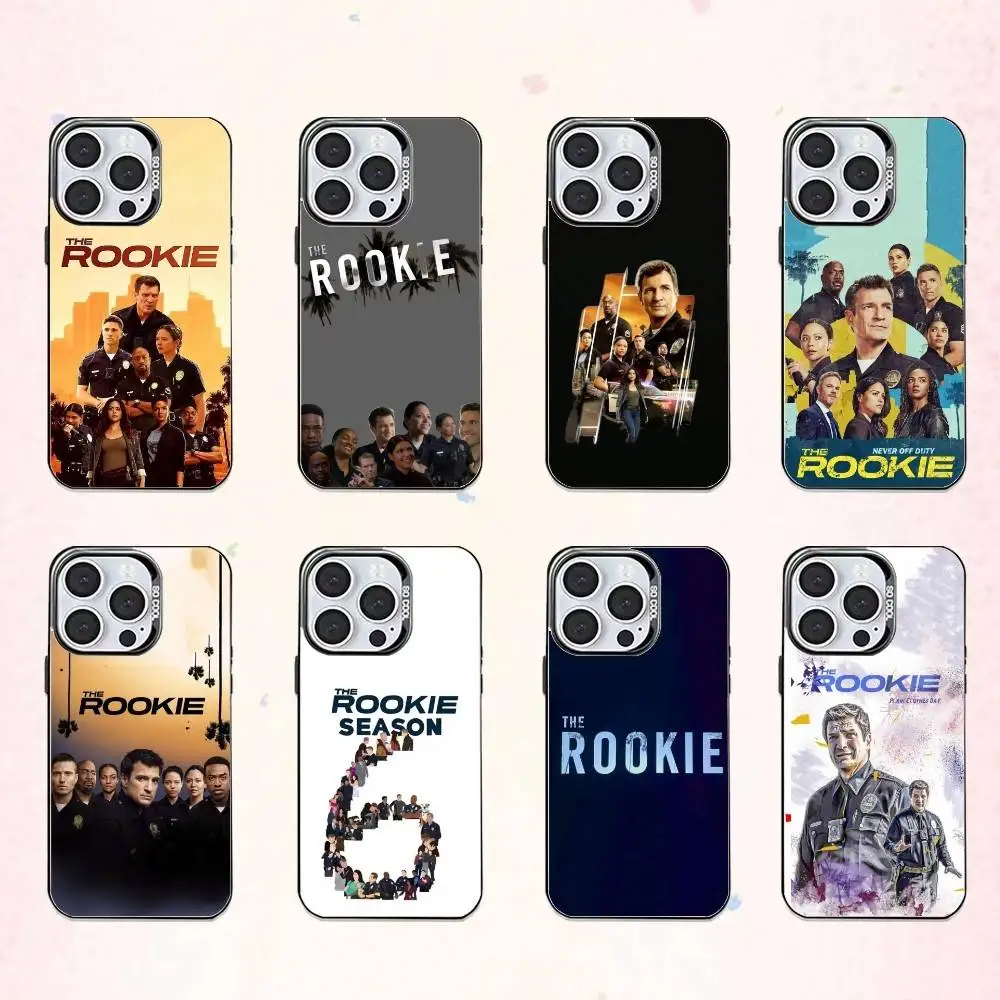 

TV T-The R-rookie Phone Case Phone Case For iPhone17,16,15,14,13,12,11 Plus,Pro Max Colored Silver Plated Inside Cover