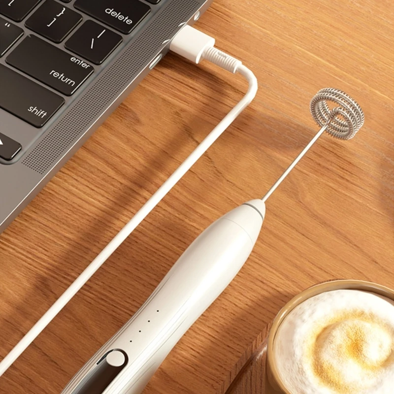 Miscelatori per bevande Bacchette per schiuma caffè elettriche facili da pulire Frusta Gadget da cucina Dropshipping