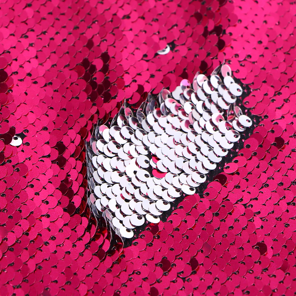 

Heart Shape Sequin Decorative Pillow Case Rose Red Silver Shiny Sparkly Invisible Zipper Home Living Room Bedroom Sofa Coffee