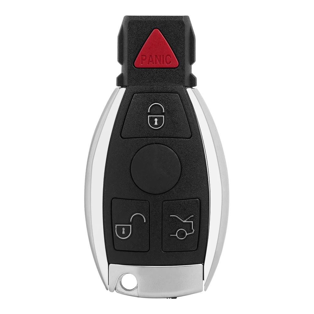 XNRKEY 2/3/4 Button NEC Smart Remote Car Key Shell for Mercedes Benz C E R S CL GL SL CLK SLK Remote Key Shell