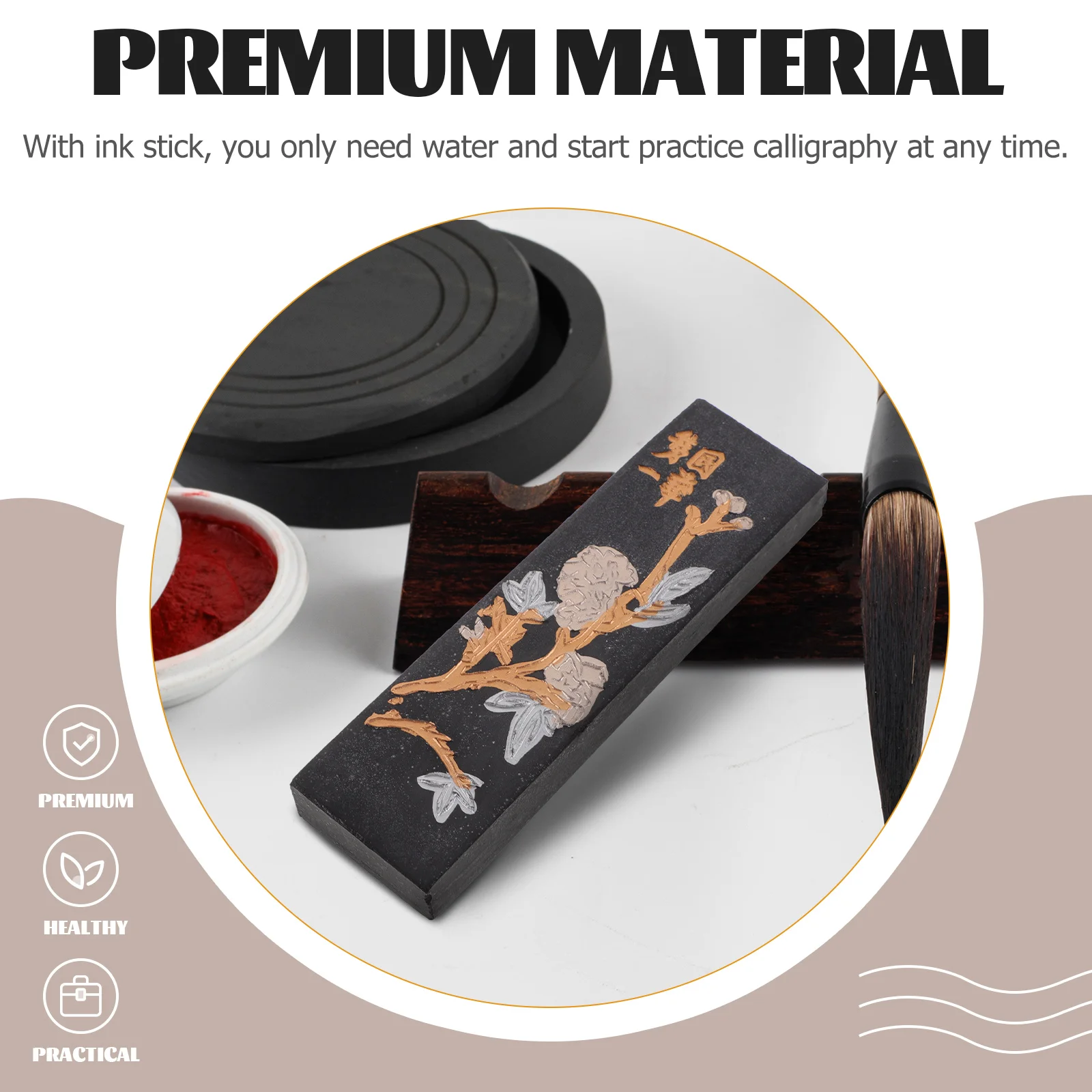 

Ink Block Strips Calligraphy Painting Tool Drawing Traditional Stick Black Chinese