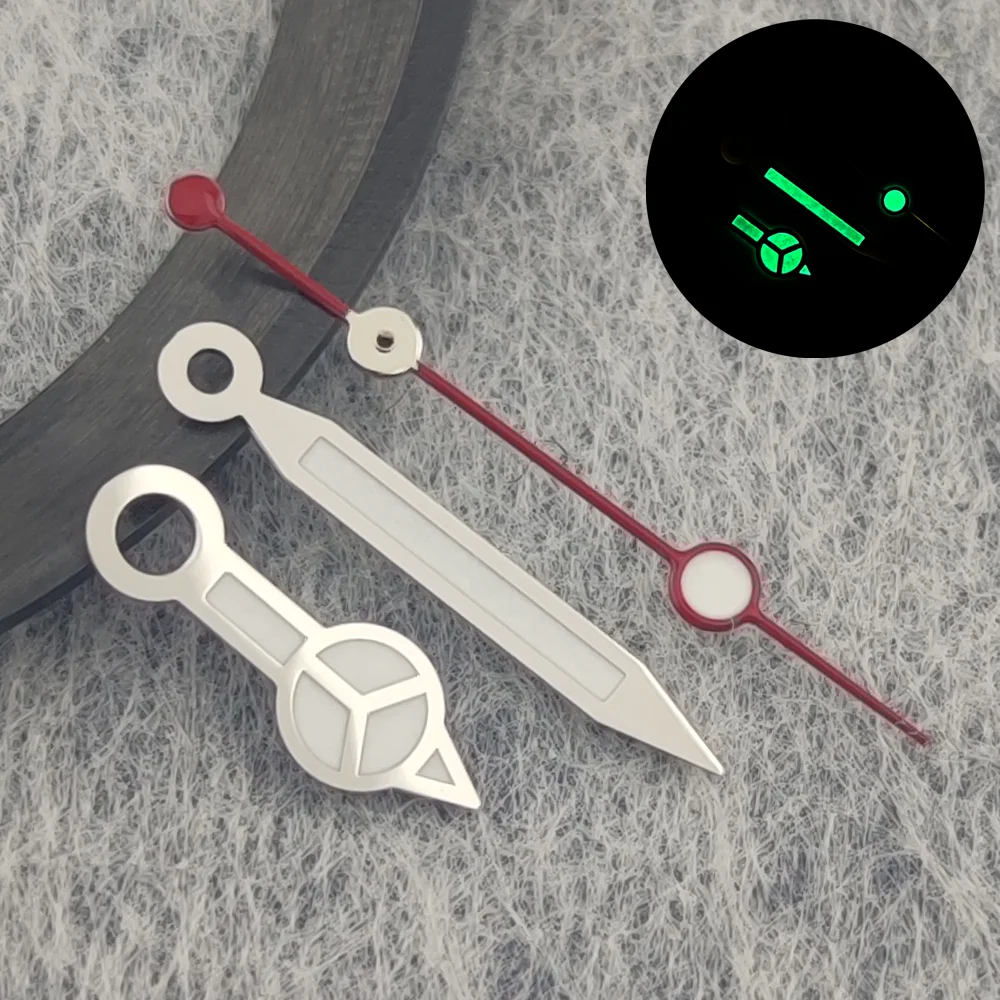 High Quality NH35 Hands Rose Gold Silver Watch Hands For NH35/NH36/4R/7S Movement Watches Pointers Green/Blue Luminous image 5