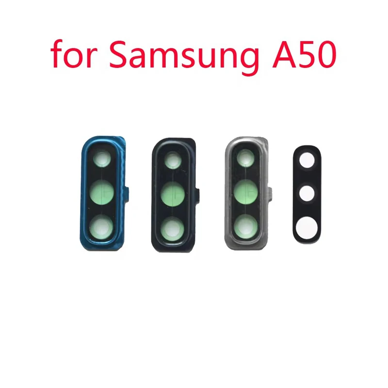 For Samsung Galaxy A50 A505 A505F A505FN A505FM A505GN Phone Housing Frame New Back Camera Safety Glass Lens Cover