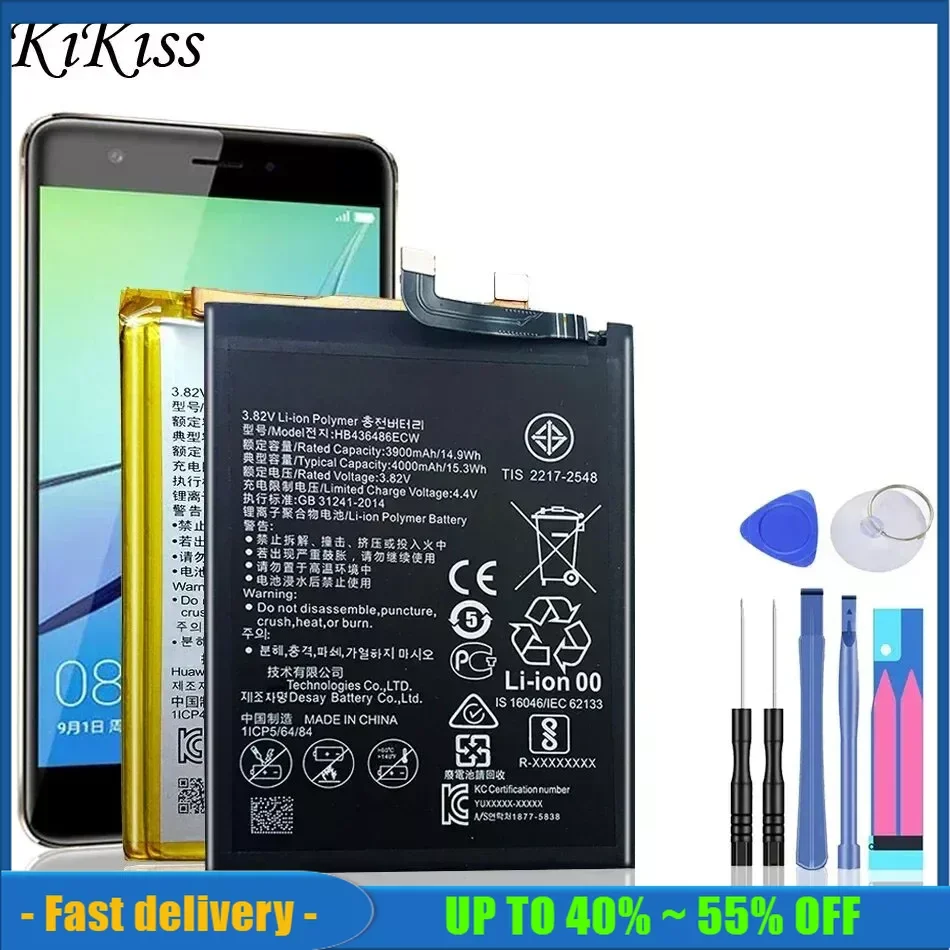 

Battery For Huawei P7 P8 P9 P10 P20 P30 P40 Pro/P smart 2019/G9 G10 Plus lite 2017 Max mini P8lite P9plus P9lite P10lite P10plus