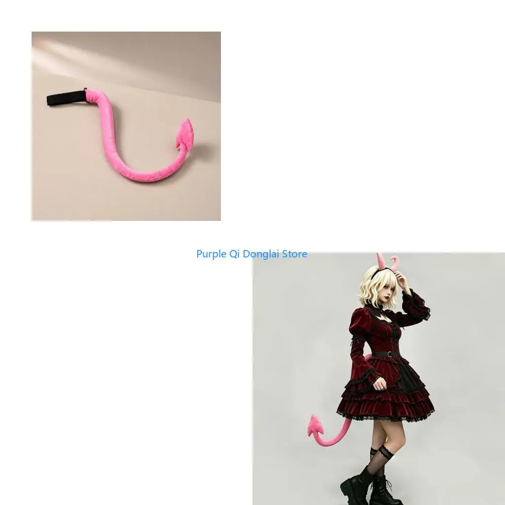 L21E Devil Tail Role-Play Accessory with Distinctive and Pointed Tip
