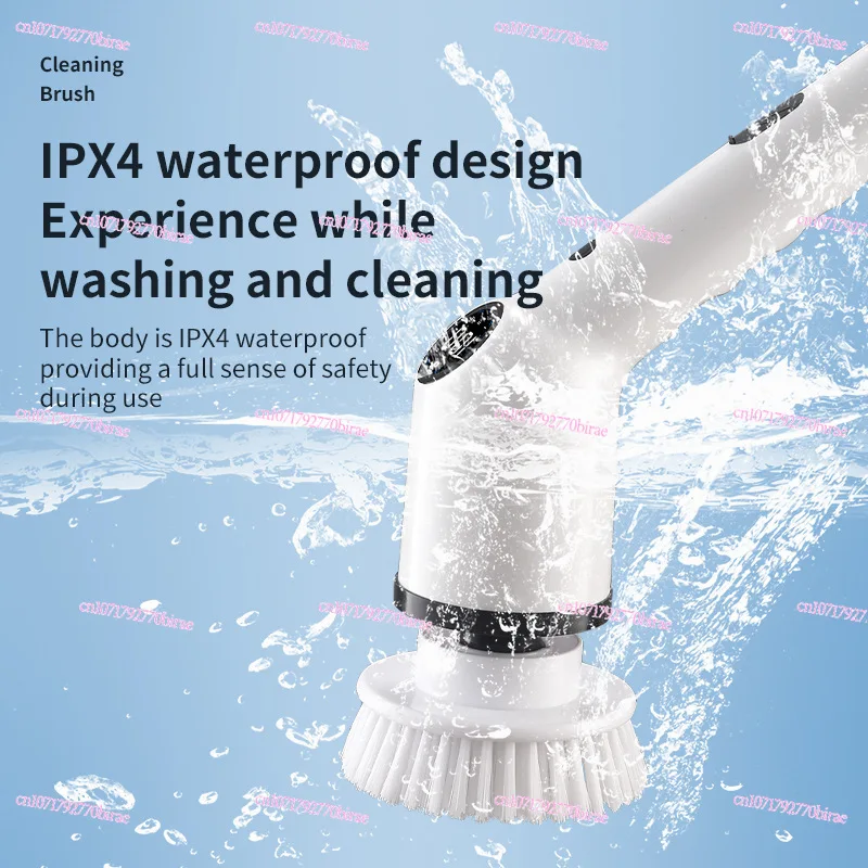 

New Multi-function Handheld Wireless Electric Brush LCD Digital Display Cleaning Brush Nine-in-one Mop
