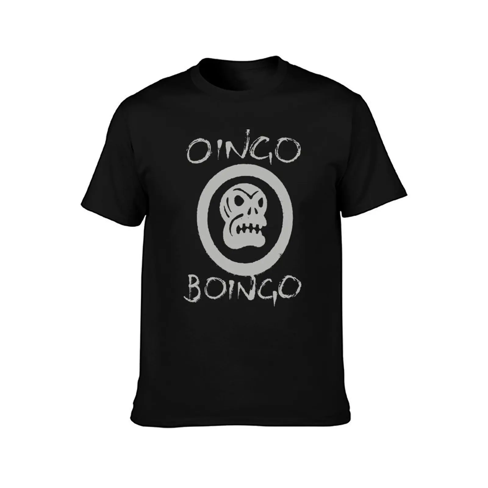 Oingo Boingo Racerback T-Shirt, Summer Casual Cotton Tee, Oversized Streetwear Tops, Vintage Graphic Print, Unisex Men Women