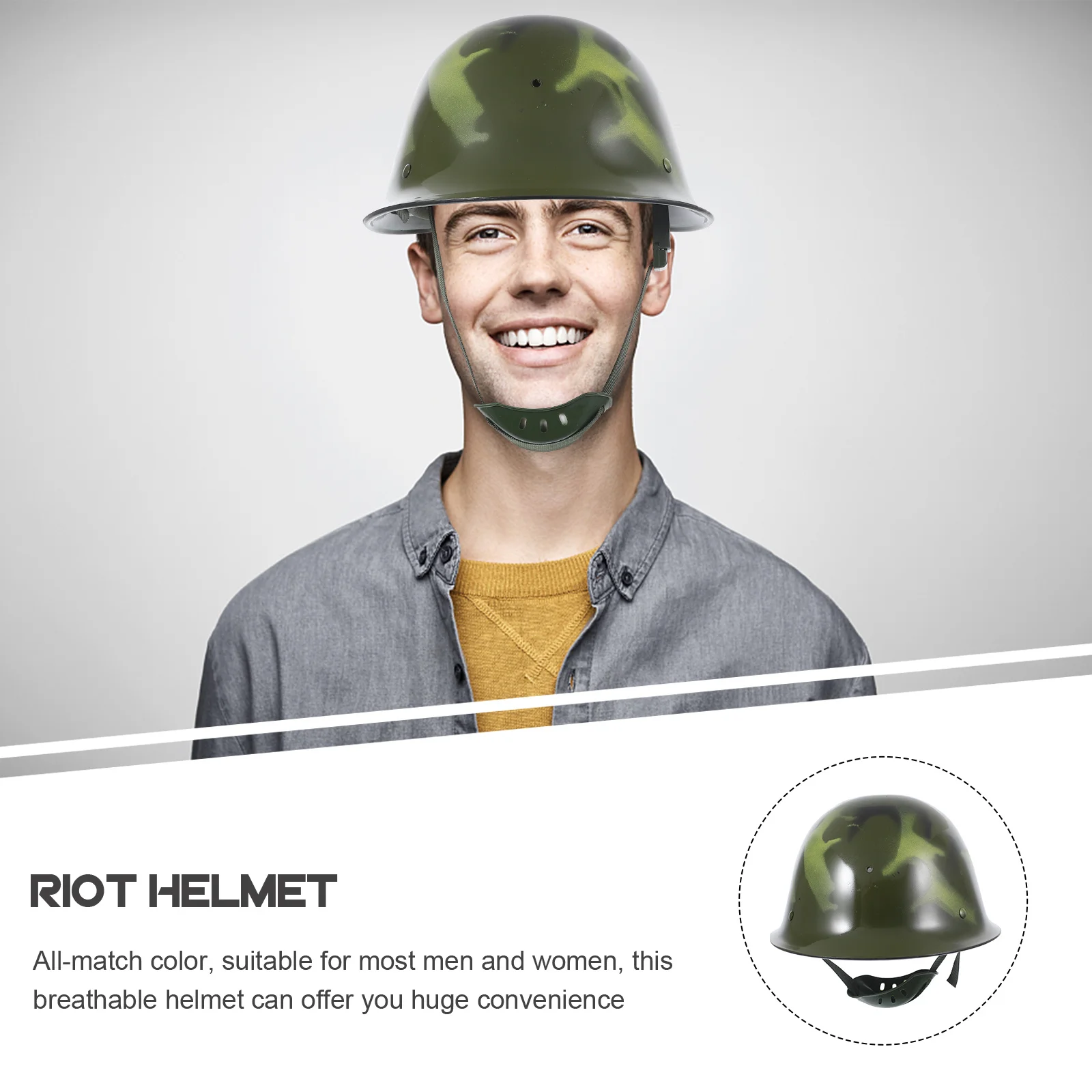 

Riot Premium Sturdy Material Breathable Lightweight Camouflage Design for Security Patrolling Outdoor