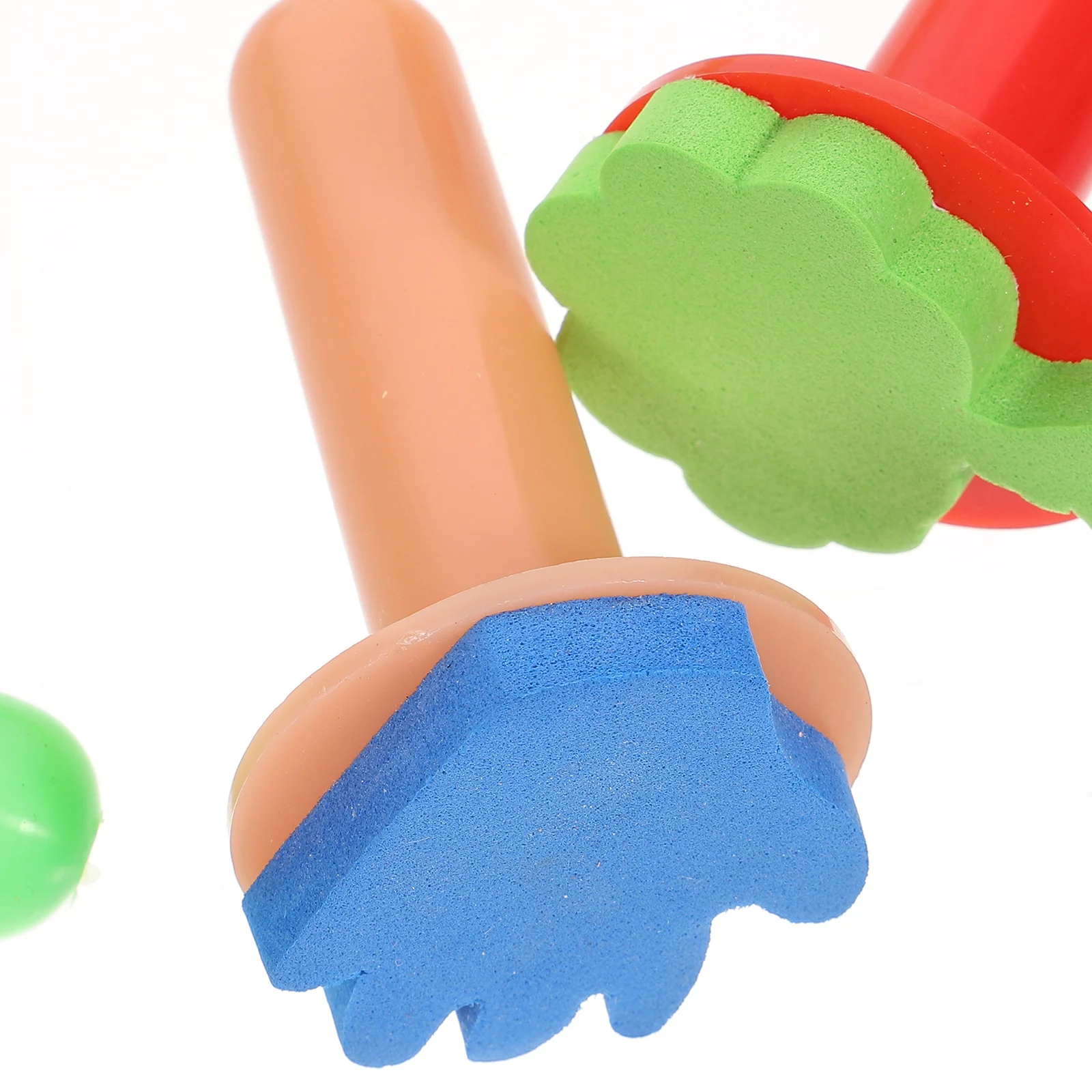 5 Pcs Painting Stamp Sponge Material Brush Die Kids Sponges Kits DIY Stamper Plastic Tool for Drawing