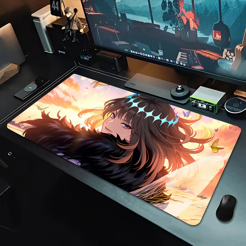 مصير أوبيرون لوحة ماوس للألعاب أنيمي ماوس حصيرة مكتب ألعاب الكمبيوتر المضادة للانزلاق ماوس الوسادة HD طباعة حصيرة مكتبية الكمبيوتر السجاد لوحة ماوس كبيرة #4