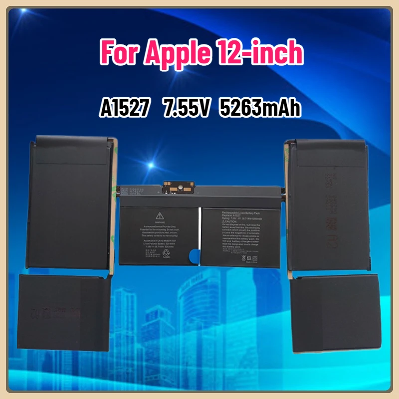 

7,7 В, 5263 мАч, совместимый с Apple A1534, 12-дюймовый аккумулятор для ноутбука MF855 MJY32 MK4M2 A1527