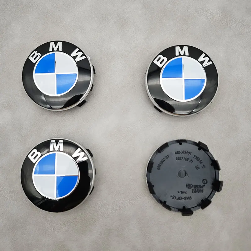 40pcs 56/68mm Blue White Logo Car Wheel Center Caps Hub Cover Badge For BMW E30 E36 E63 E64 E66 F01 F02 F03 F10 G01 G14 G20 G21