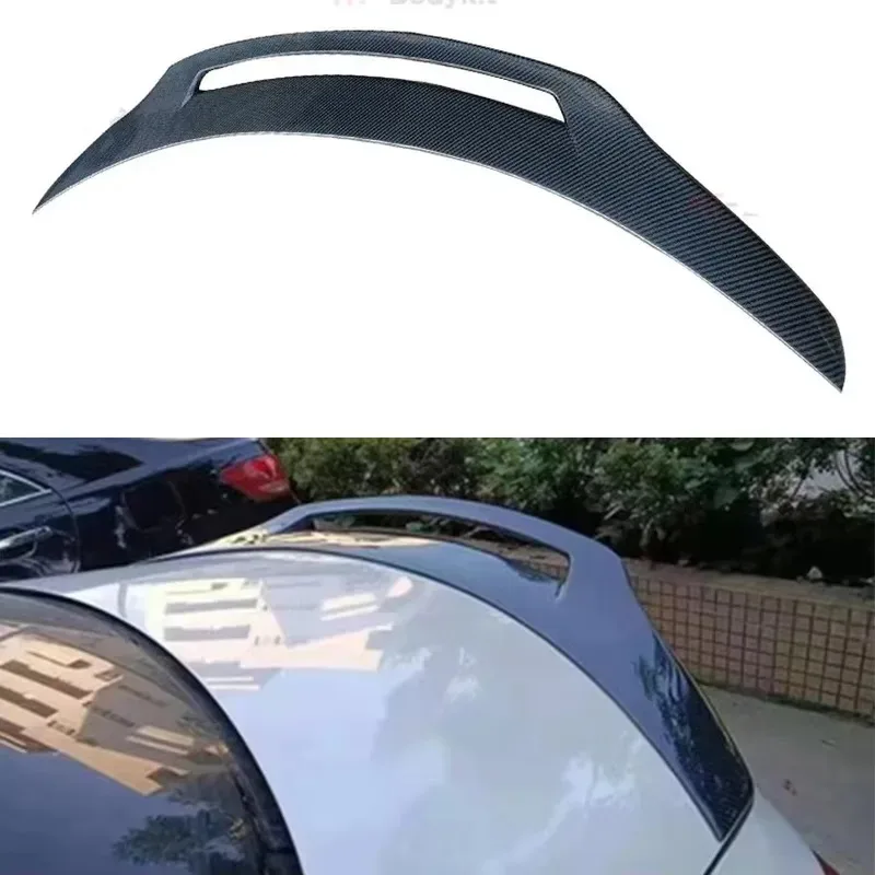 

For Mercedes Benz CLS Class W257 CLS300 CLS350 Carbon Fiber Tail fins Rear Spoiler Duckbill Car Wing Retrofit the rear wing