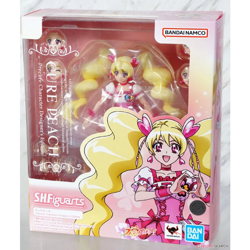 

In Stock Bandai SHF Pretty Cure Light Pink Angel Momoe Tendou Authentic Articulated Figure Model Collectible Gift