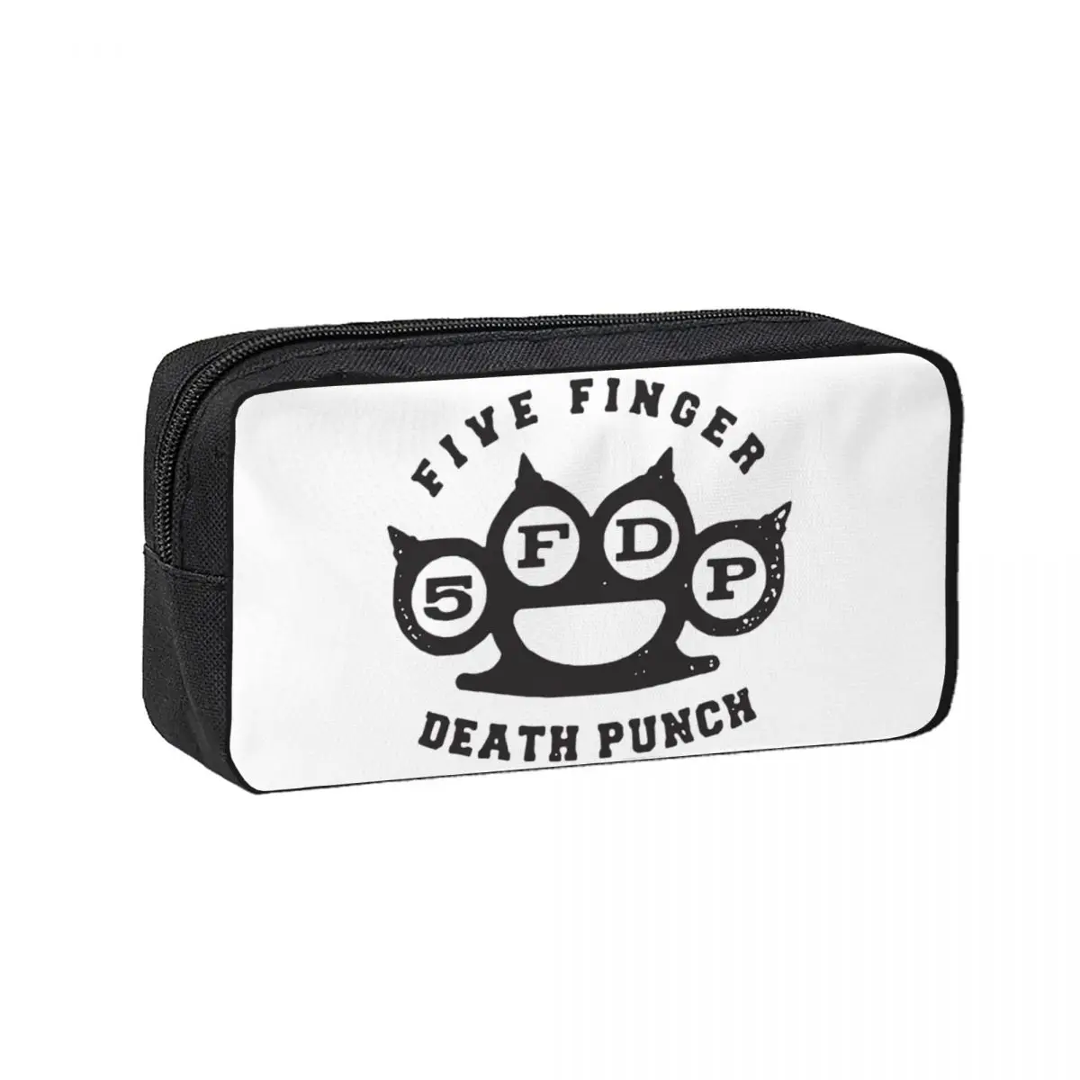 Five Finger Death Punch Pencil Cases for Students School Pen Box Pencil Bag Large Capacity Pencil Pouch Pen Holder