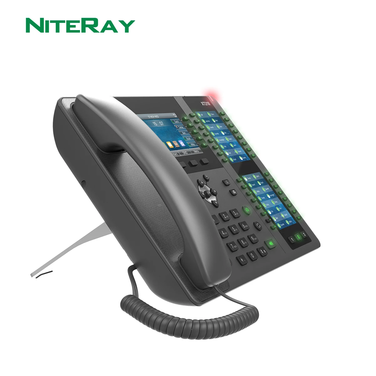 X210 Enterprise VoIP Phone,4.3-Inch Color Display,Two 3.5-Inch Side Displays for DSS Keys,20 SIP Lines,Dual-port Gigabit