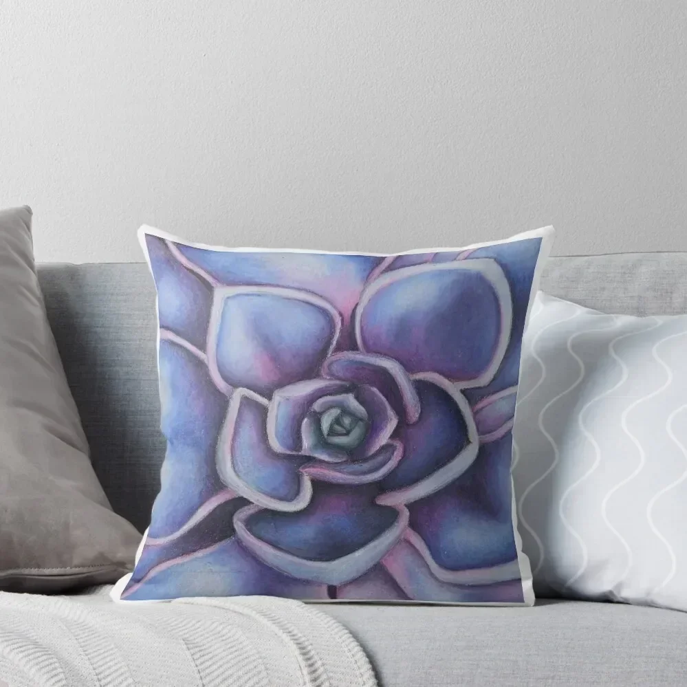 

Purple succulent Throw Pillow Cushions Cover Pillowcases For Pillows New year pillow pillowcase pillow