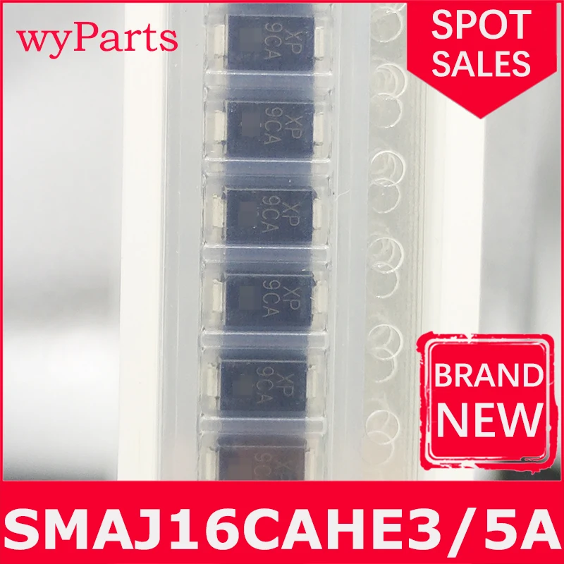 Nouveau/1Pcs SMAJ16CAHE3/5A DO214AC SMAJ16CA-E3/5A Suppresseurs ESD/TVS Diodes 400W 16V 5% Bi AEC-Q101 Qualifié