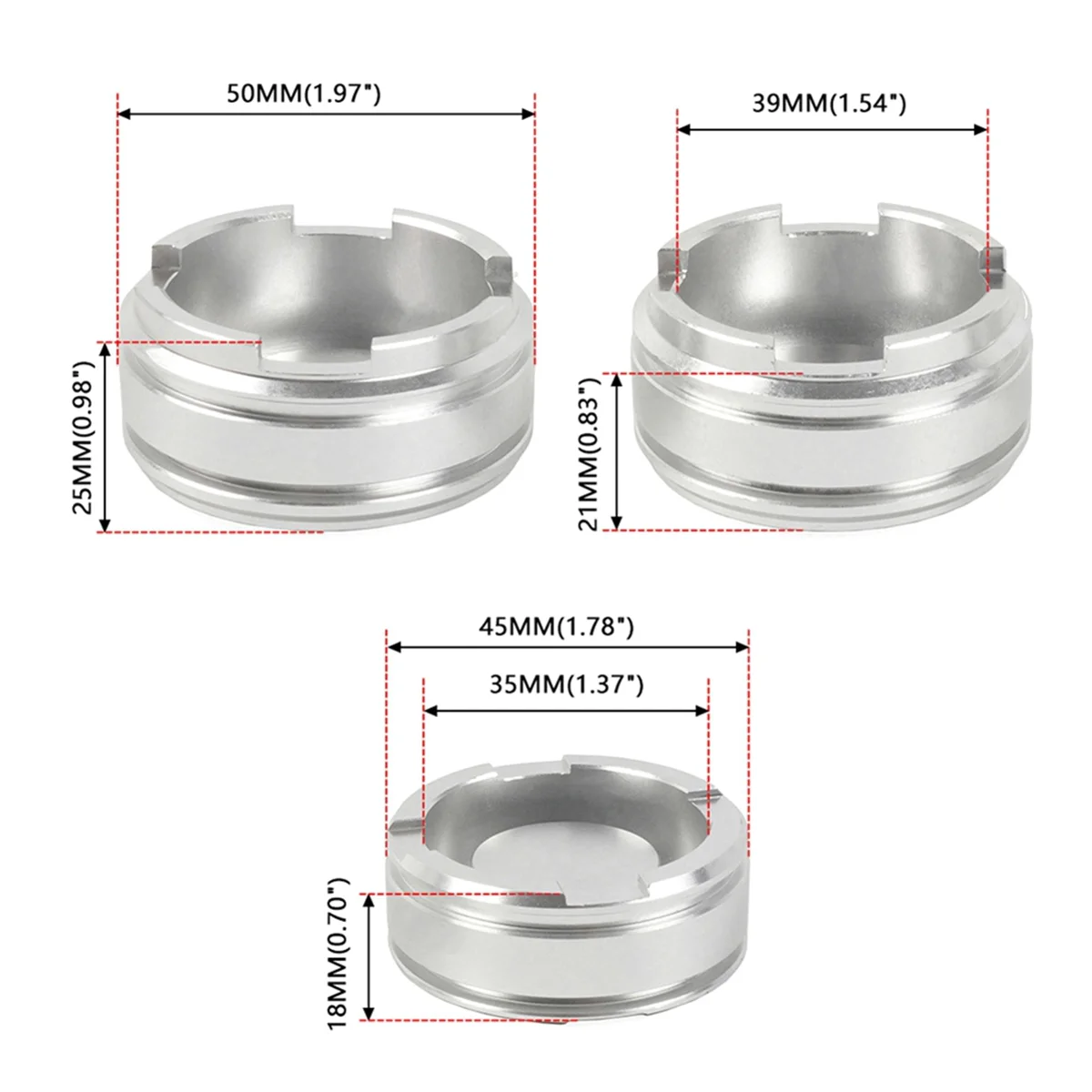 1Set for 4L60E 4L65E 4L70E Sonnax FWD 1-2/3-4 Pinless Forward Accumulator Piston Kit 77987-01K, 77998-03K