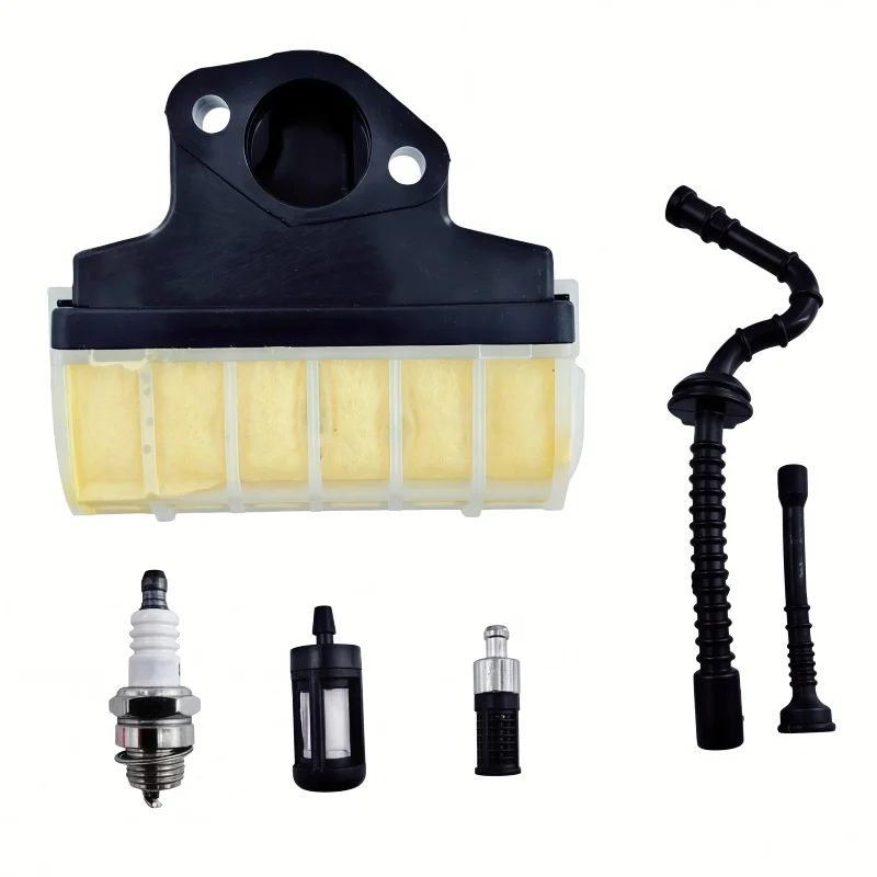 Air Filter Tune Up Kit for Stihl 021 023 025 MS210 MS230 MS250 Chainsaw with Fuel Oil Filter Spark Plug for MS250 Chainsaw Parts