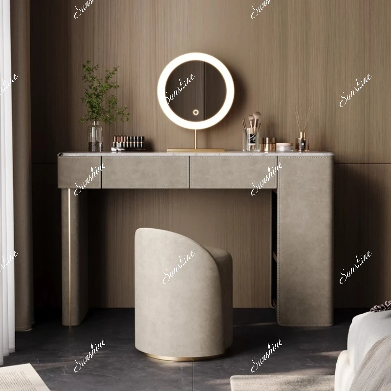 Italian minimalist, solid wood chest storage cabinet integrated dresser
