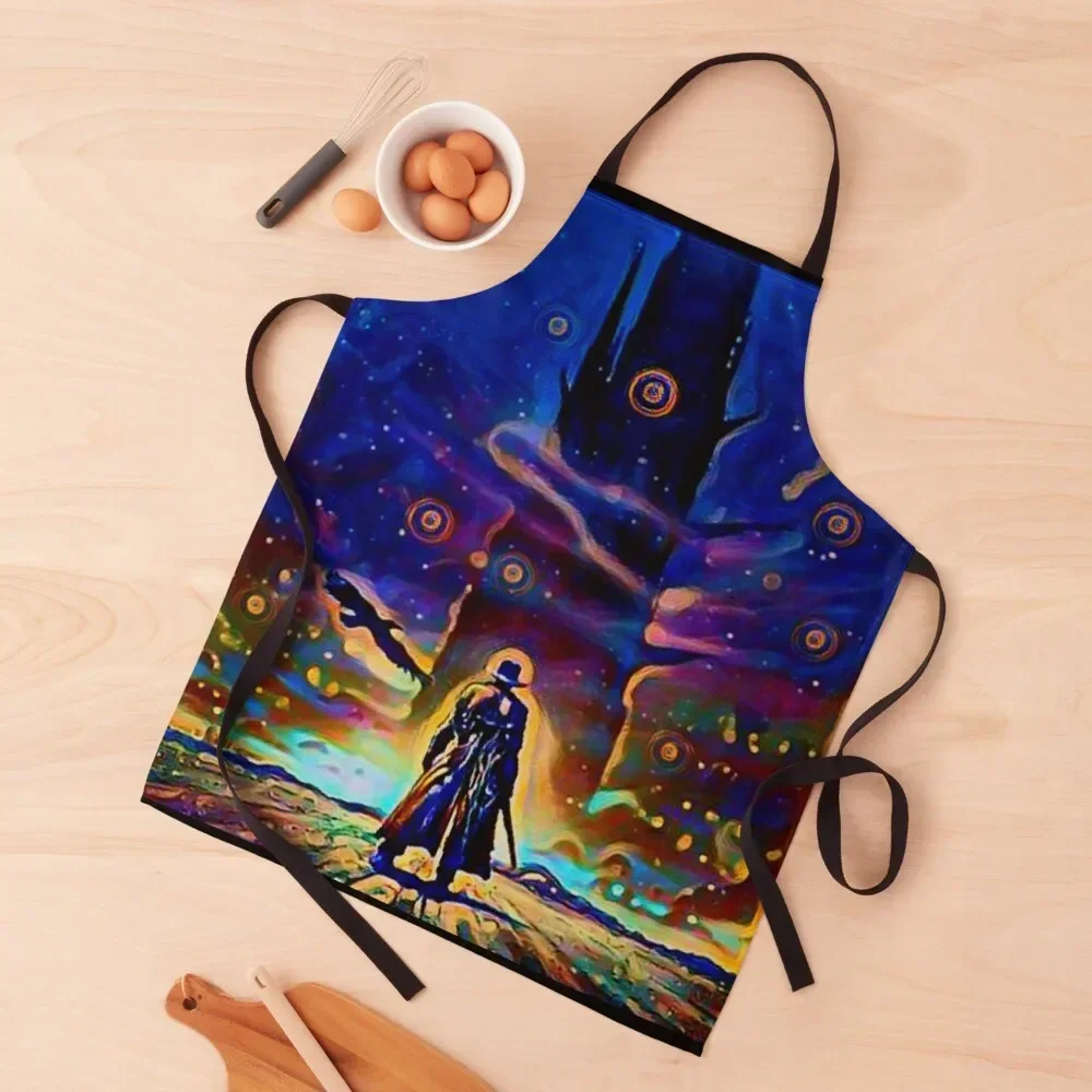 

The Dark Tower Gunslinger, Stephen King Fan Apron Womens Dresses professional hairdressing Chef Accessory Apron