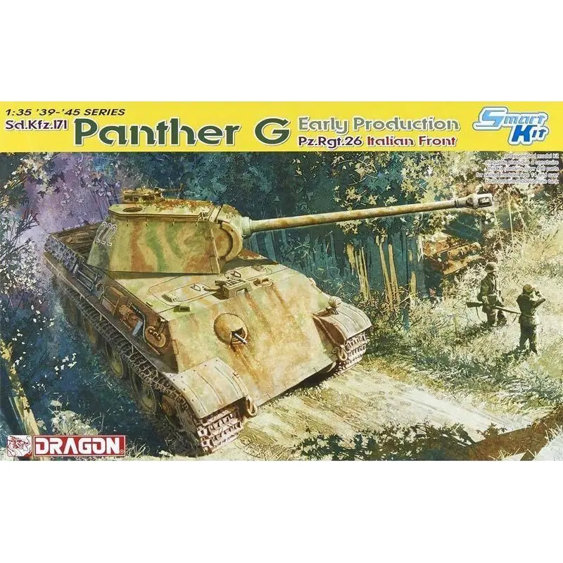 DRAGON 6267 1/35 Panther G Early Production Pz.Rgt.26 Italian Front - Scale Model Kit