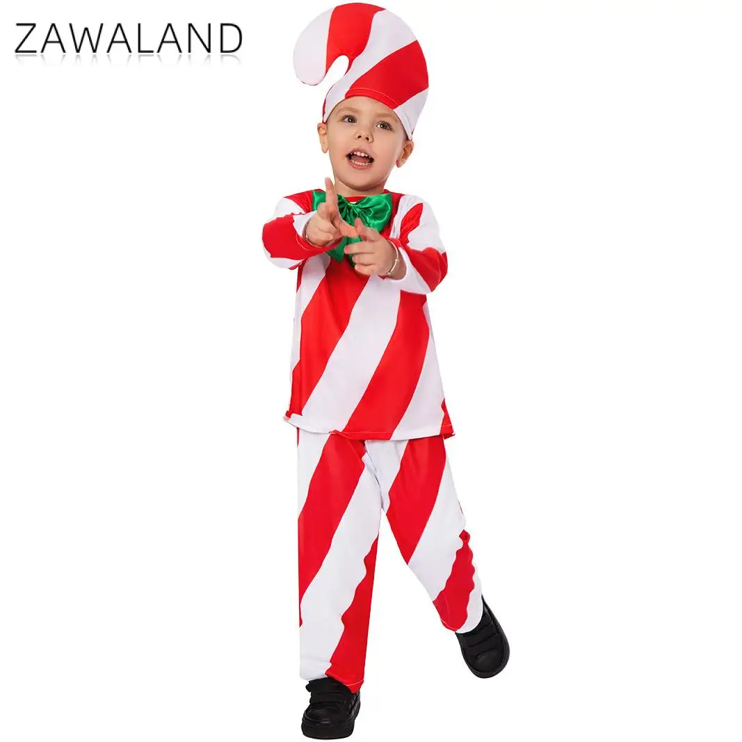 

Zawaland Children's Candy Costume Role Play Suits Funny Carnival Stage Show Xmas Cosplay Costumes Dress Up for Kid Boys