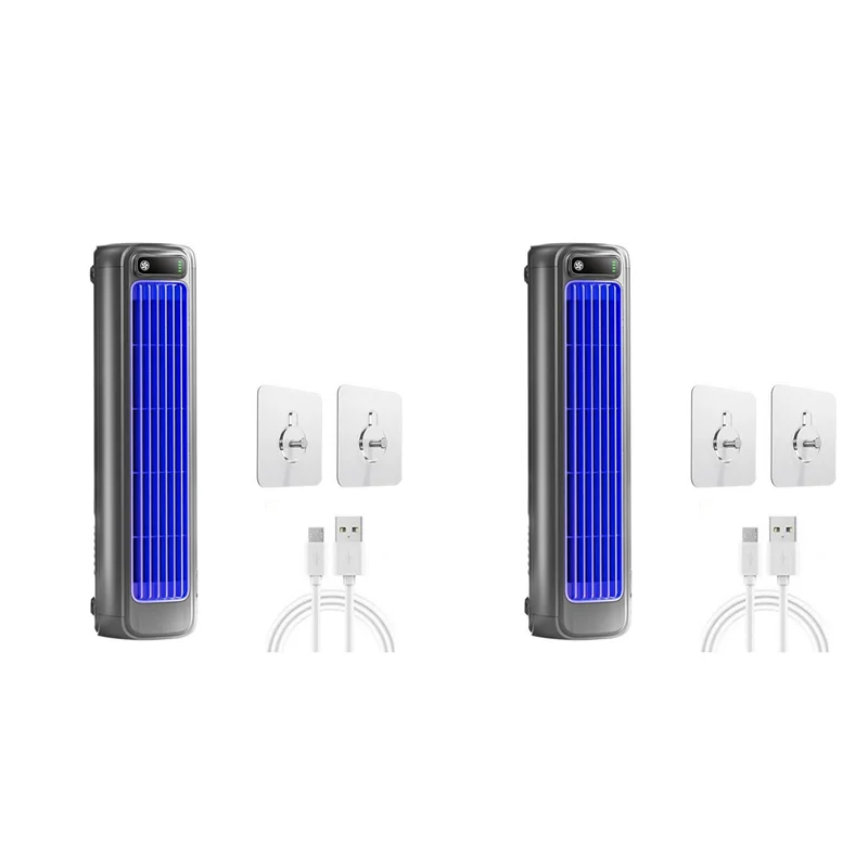 

【SIMPLE】2X Portable Air Conditioning Cooling Fan Multiple Adjustable Gears Home Office Kitchen Cooling Fan Home Wall Mounted Fan
