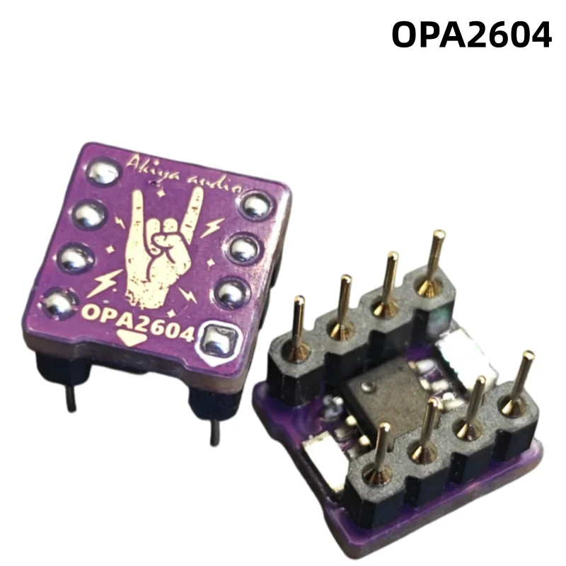 Amplificateur opérationnel double classique AEAK OPA2604, version optimisée et améliorée, amplificateur double pour voix humaine classique