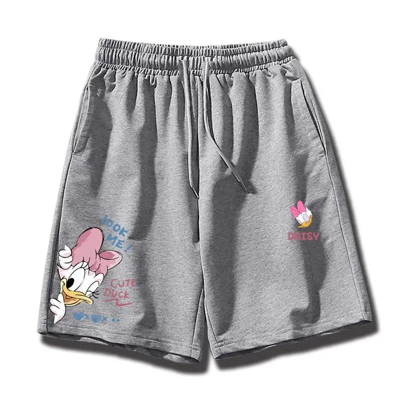 الكلاسيكية ديزني دونالد داك ديزي تريند زوجين صديقة السراويل كبيرة الحجم فضفاضة تنفس السراويل الرجال والنساء