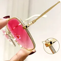 Photochromic Glasses 0 To - 6.0 Fashion Sun Glasses Transparent Glasses Women's Myopia Reading Glasses Metal Frame Eyeglasses