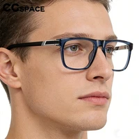 Gafas de Moda Azules para Hombre, Gafas Cuadradas con Protección Anti Luz Azul para Computadora, Gafas de Trabajo, Gafas Ópticas con Receta, Monturas de Gafas para Hombre